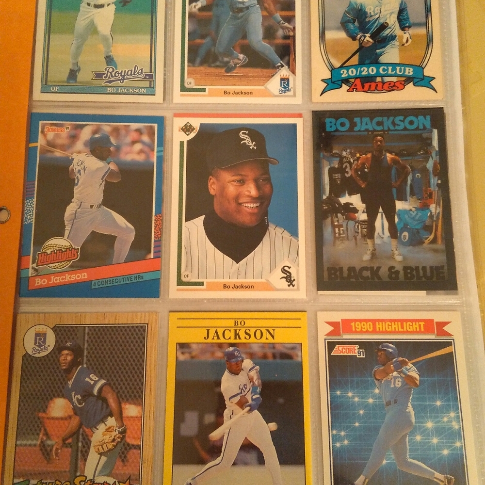 -Bo Jackson 15 card + 1 sticker Bundle
Cards